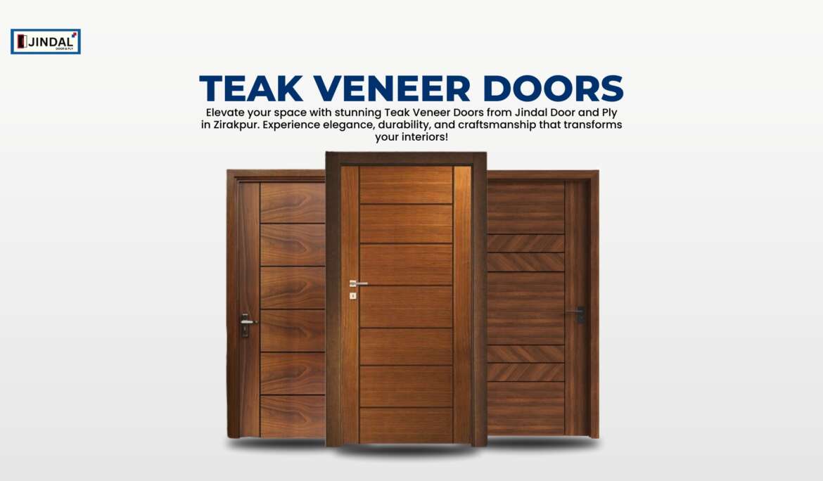 High-Quality Teak Veneer Doors