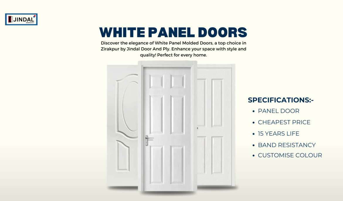 White Panel Moulded Door