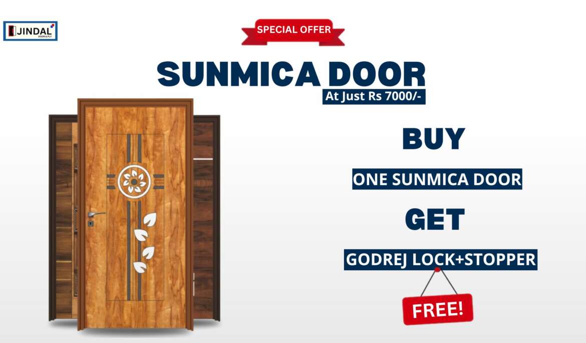 Buy Sunmica Door & Get a Free Godrej Lock