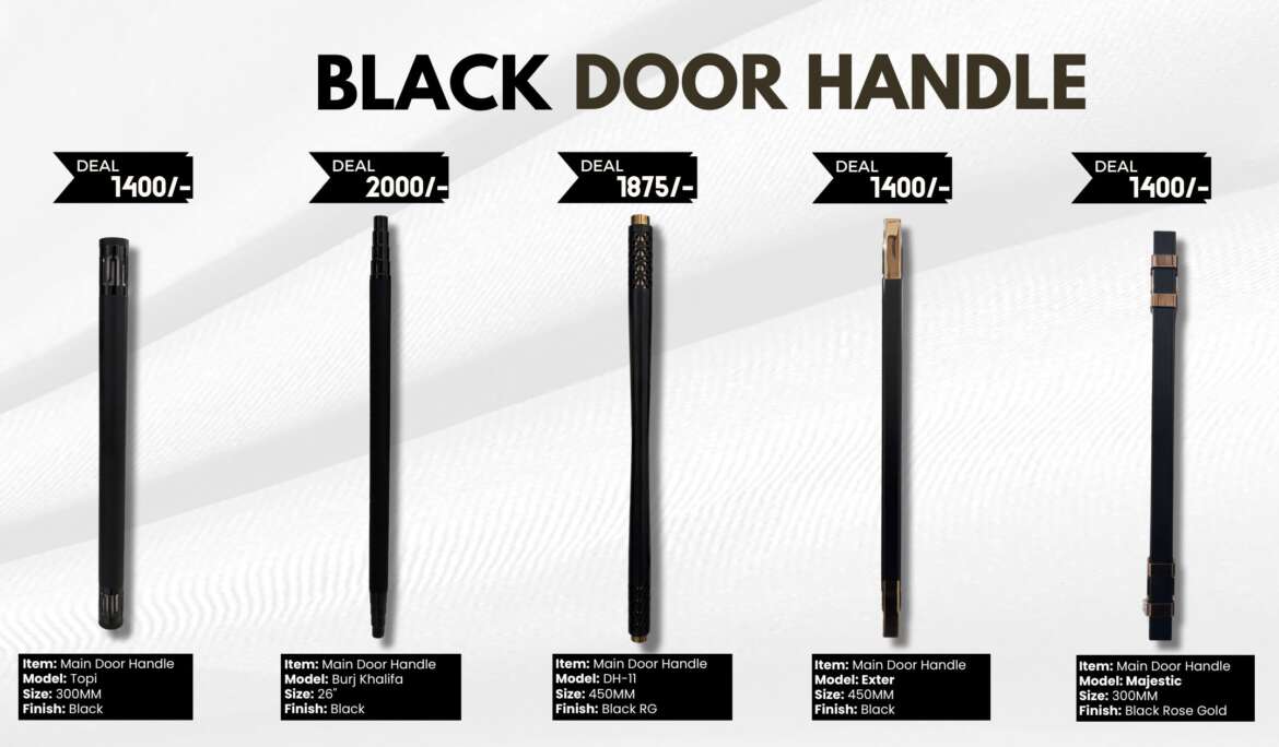 Black Door Handles