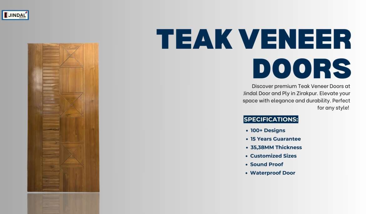 Teak Veneer Doors in Zirakpur