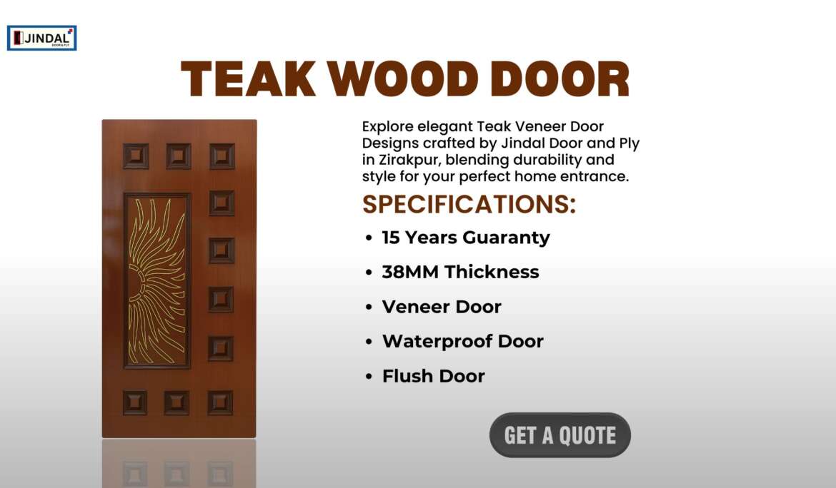 Teak Wood Door in Zirakpur
