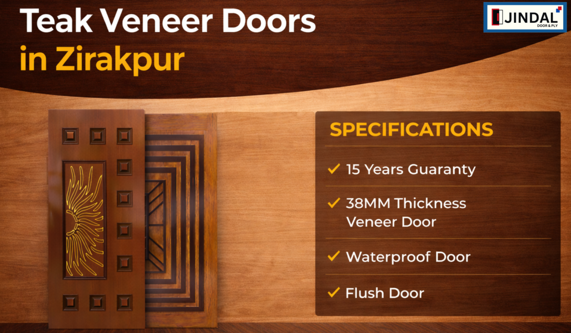 Teak Veneer Doors in Zirakpur